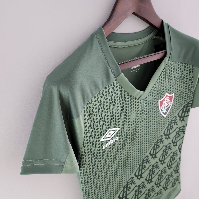 CAMISA FLUMINENSE FEMININA VERDE TREINO 22/23