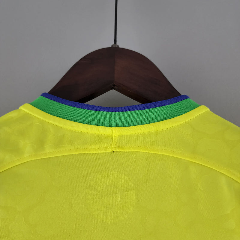 Camisa Feminina Seleção Brasil I 22/23 Nike - Amarela