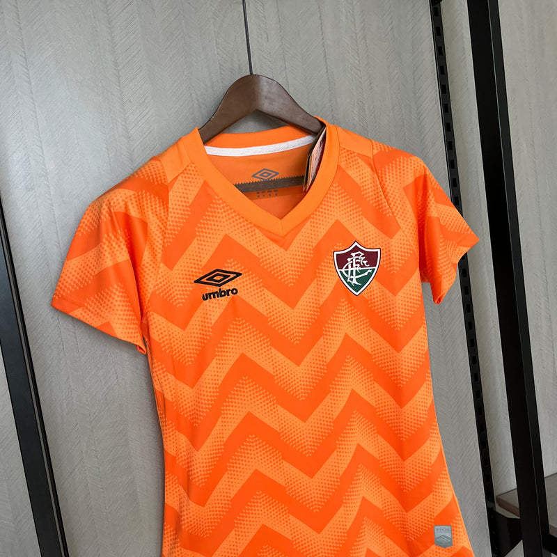 CAMISA FEMININA FLUMINENSE GOLEIRO LARANJA 24/25