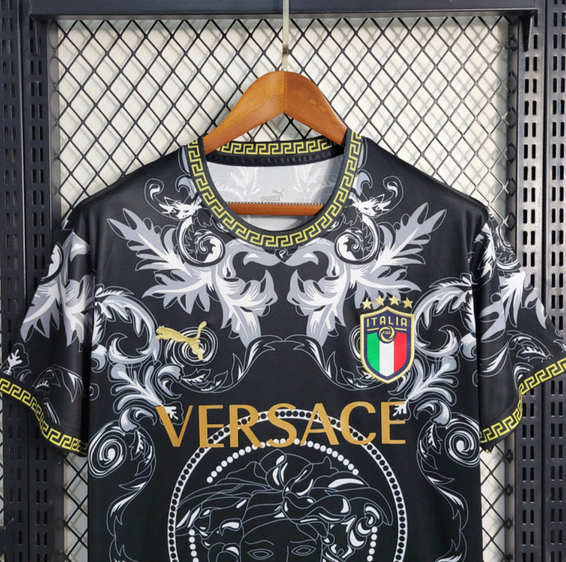 Camisa Itália 23/24 Versace Preta