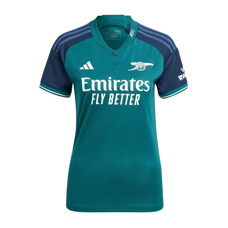 Camisa Arsenal Third 23/24 s/n° Torcedor Feminina - Azul