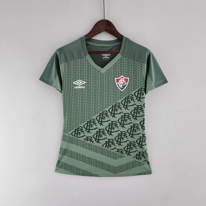 CAMISA FLUMINENSE FEMININA VERDE TREINO 22/23