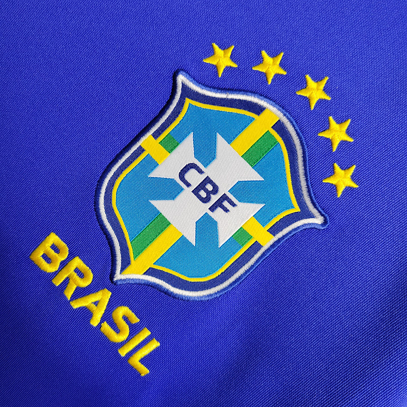 Camisa Brasil Copa do Mundo ll 22/23 Azul