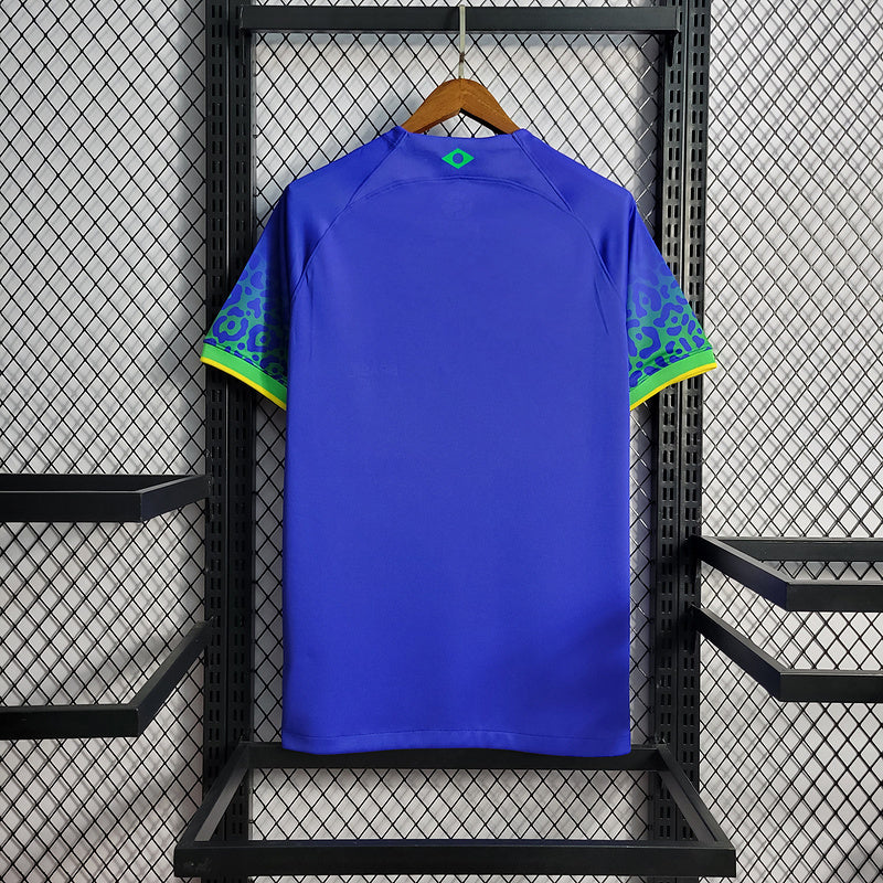 Camisa Brasil Copa do Mundo ll 22/23 Azul