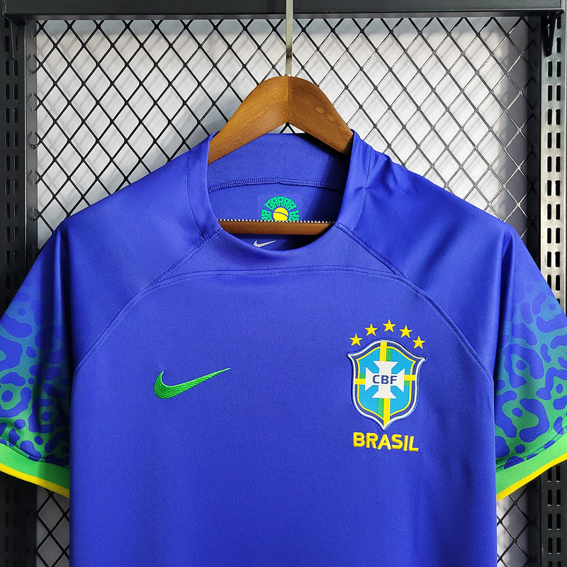 Camisa Brasil Copa do Mundo ll 22/23 Azul