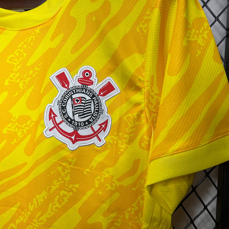 Camisa 24/25 Corinthians Goleiro - Amarelo