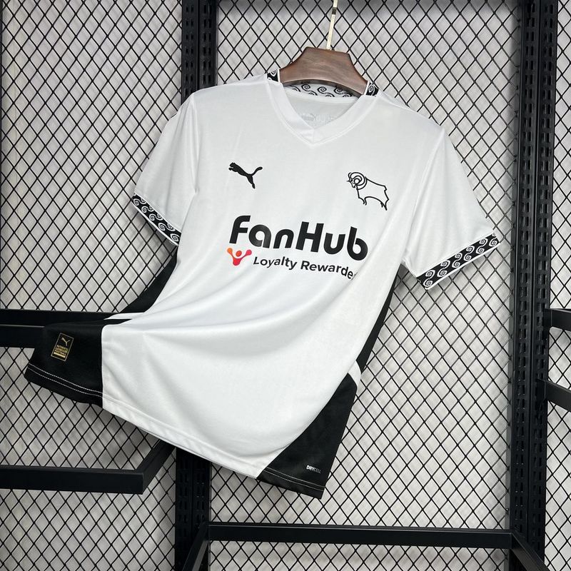 Camisa do Derby County Fc l 24/25 Branco