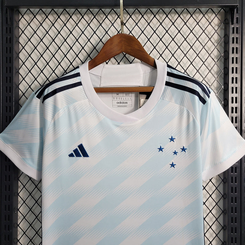 Camisa Cruzeiro Feminino Away II 23/24 Adidas - Branco