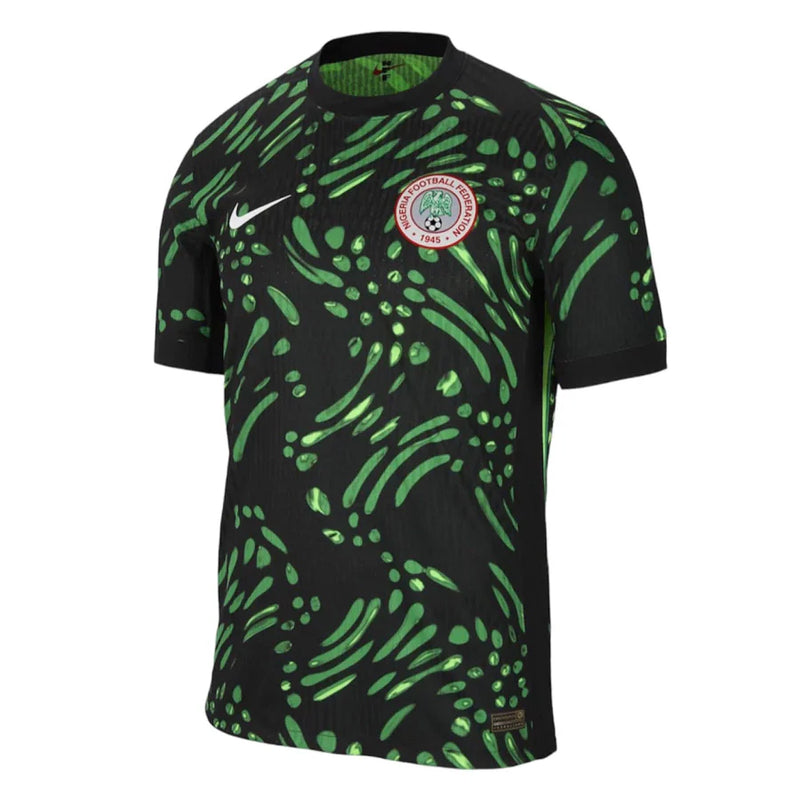 Camisa Nigéria Away 24/25 - Preta e Verde